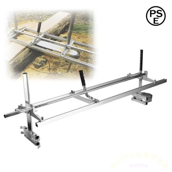ポータブル製材機 チェーンソー用 アルミ製 60/90/120cm Welina サイズ調整可 材木切断補助 木工ツール プランニング切削 作業効率アップ