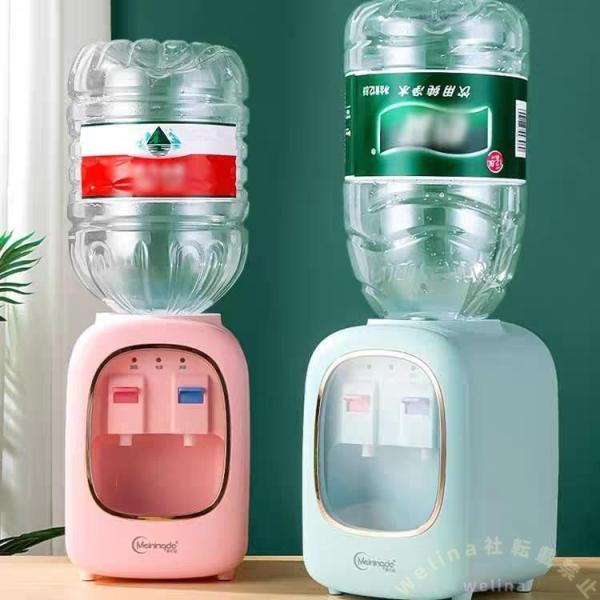 卓上ウォーターサーバー ペットボトル対応 押すだけ給水 冷温水 Welina ロック付き 2L/500ml対応 コンパクト軽量 家庭用ミニサーバー