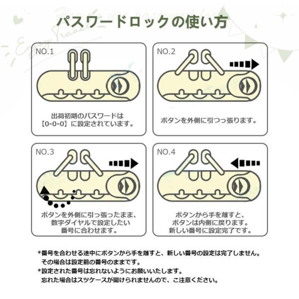 スーツケース フレームタイプ 軽量 おしゃれ ダイヤル式 Welina（株） ダブルキャスター 多収納ポケット キャリーケース 修学旅行 海外旅行 出張に_7