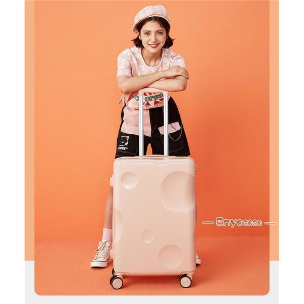 スーツケース 機内持ち込み ２泊３日向け 軽量小型 キャリーケース Welina（株） チーズ柄でかわいい おしゃれ旅行カバン 短途旅行・出張に便利_13