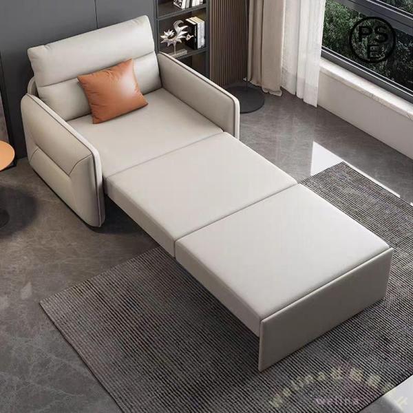 1人掛けソファベッド 肘付き 折り畳み 収納付き Welina 106cm コンパクト応接ソファ シンプルデザイン 一人用ソファー 省スペース