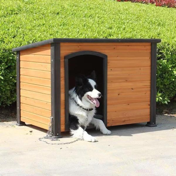 犬小屋 屋外 防寒 ペットハウス 大中型犬 猫小屋 Welina 厚手シェルター 暖かい 動物ハウス 雨風対策 (65*67*85cm)