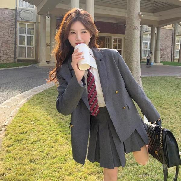 卒業式 スーツ 女の子 小学生〜高校生 卒服 グレー系 Welina 入学式 入園式 成人式 お受験 フォーマル セットアップ 清楚 かわいい
