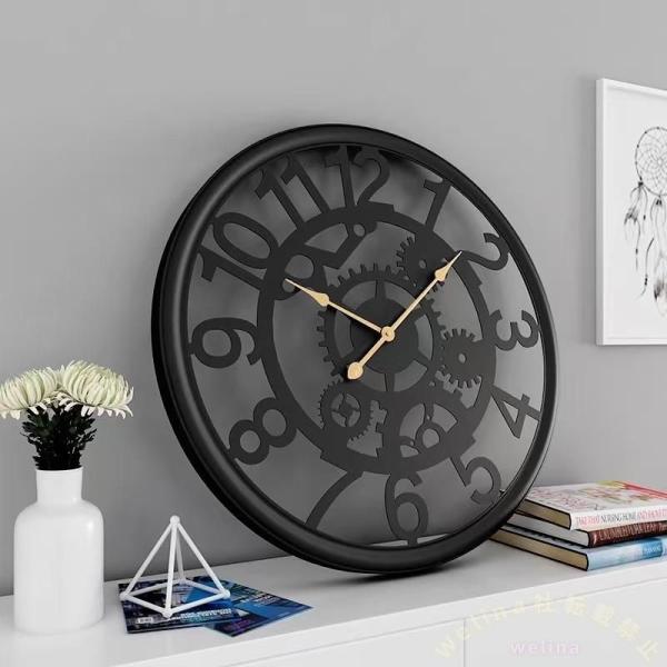壁掛け時計 おしゃれ 金属 モダン 北欧 50cm 静音 インテリア ギフト Welina（株） ウォールクロック 電池式 新築祝い シンプル 高級感 快適