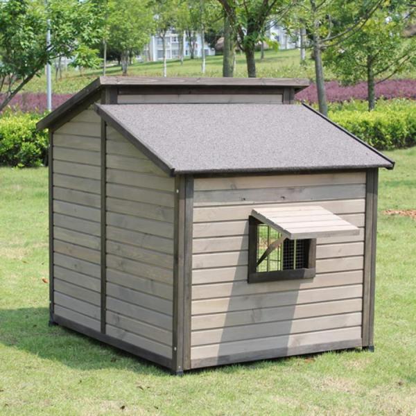 無垢材 犬小屋 屋外 木造 大型犬用 防水 しっかり設計 Welina 風雨対策
