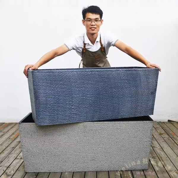 大型プランター 長方形 軽量 深型 寒冷地仕様 スリム 新型プラスチック Welina ガーデニング 園芸用品 長角プランター 花壇 ベランダ 屋外