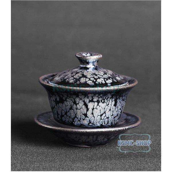 天目釉 建茶具セット ティーポット＋カップ 工夫茶セット 家庭用 Welina ギフトボックス 父の日ギフト 茶器セット 上品 くつろぎ時間_6
