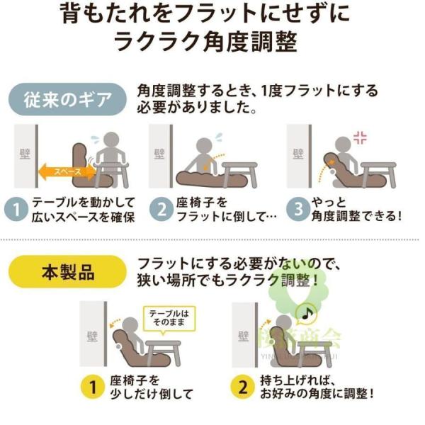 座椅子 肘掛け付き ハイバック 5段リクライニング コンパクト Welina 腰痛対策 北欧/和室に 一人用ソファ 座いす 座イス リビングに_12