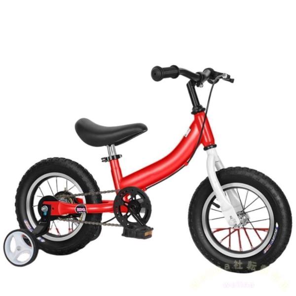 子供用自転車 ２ｉｎ１ キックバイク ランニングバイク Welina １２／１４／１６インチ 補助輪付き 取り外し可能 ブレーキ＆スタンド付 おしゃれ 誕生日ギフト