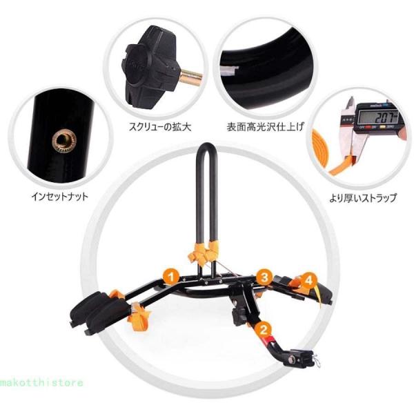 自転車ラック 2台用 ヒッチキャリア 折りたたみ Welina 車載自転車運搬 バイク牽引バー対応 ユニバーサルフィット 荷物キャリア_5