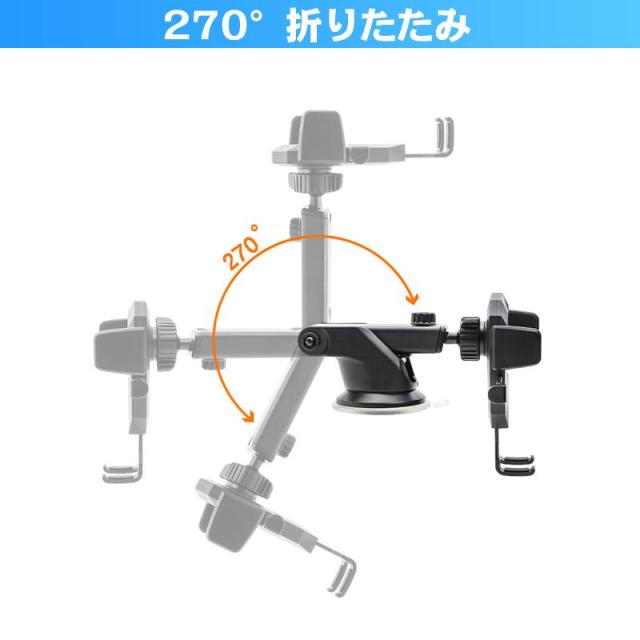 スマホホルダー 車 車載ホルダー スマホホルダー スマホスタンド 車 スマホ スマートフォン 車載スマホホルダー 2024年改良型 片手操作 360度回転 全機種対応 n2