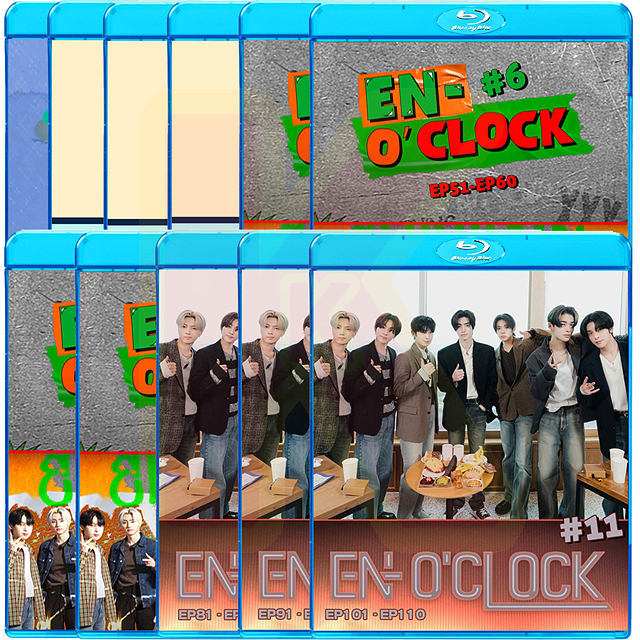K-POP Blu-ray ENHYPEN 0 CLOCK 11枚SET EP01-EP110 日本語字幕あり エンハイプン KPOP ブルーレイ