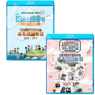 Blu-ray SEVENTEEN 13少年漂流記 / ある素敵な日 in JAPAN 4枚SET 日本語字幕あり セブンティーン セブチ K-POP ブルーレイ