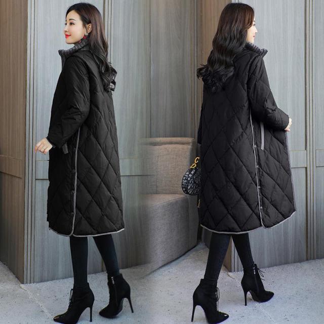 中綿コート ダウン風コート レディース ロング丈 ダウン風ジャケット 冬アウター ゆったり 暖かい 大きいサイズ 40代 50代60代 4,315円