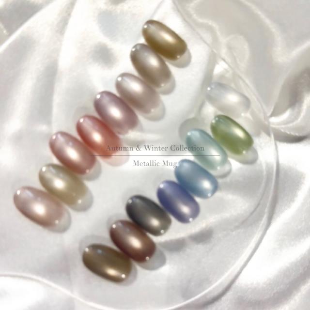 ラローナ [ LALONA ] メタリックマグ ( 16色セット ) ジェルネイル/ネイル/セルフネイル/マグジェル/韓国ネイル/シルキーカラー