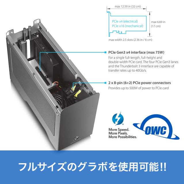 ノートPCをゲーミング化!OWC Akitio Node Titan 外付けGPU ノートPCをゲーミング化!OWC Akitio Node Titan 外付けGPU