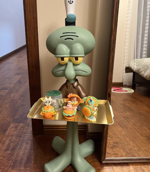 スポンジボブ イカルゴ 特大インテリア フィギュア ローテーブル