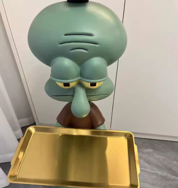 スポンジボブ イカルゴ 特大インテリア フィギュア ローテーブル