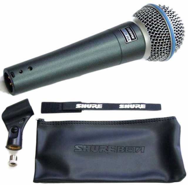 ★通電確認済み★ SHURE Beta 58A ダイナミックマイク SHURE / BETA 58A-J ダイナミックマイク (超定番)(国内正規品2年