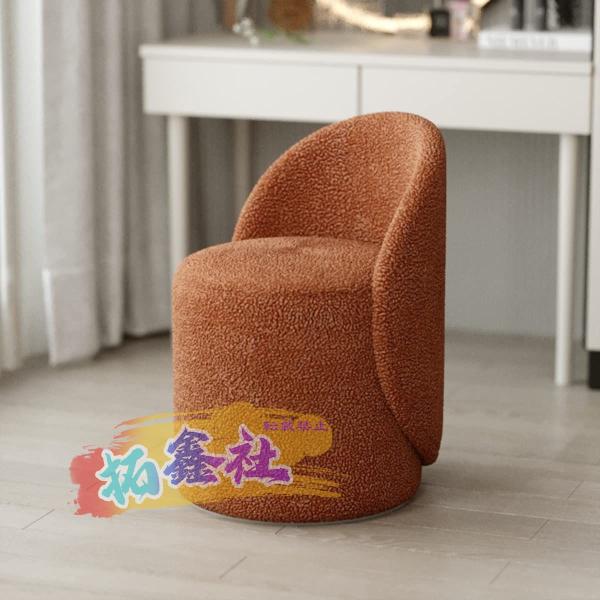 フットスツール化粧スツール 玄関スツールラムウールフットスツール360