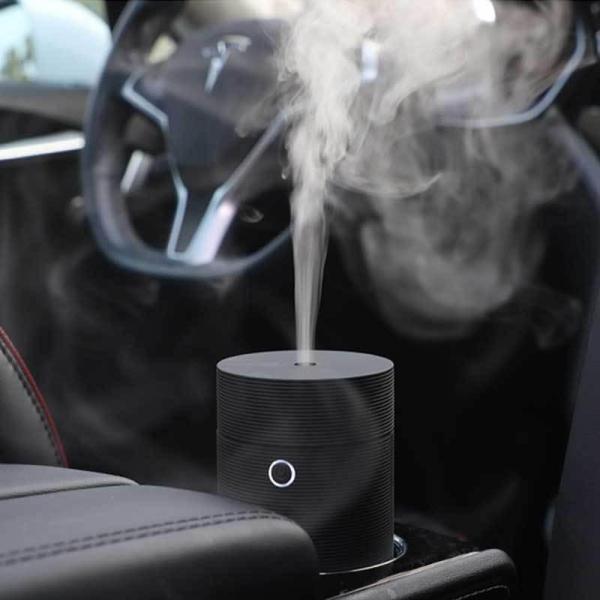 加湿器 USB加湿器 アロマディフューザー ミニ加湿器 USB供給 超音波式 卓上加湿器 小型加湿器 車載 雑貨 円柱型 乾燥対策 机上 オフィス デ