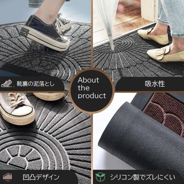 2404 玄関マット フロアマット 屋内外兼用 裁断自由 90cm×7m ※北海道