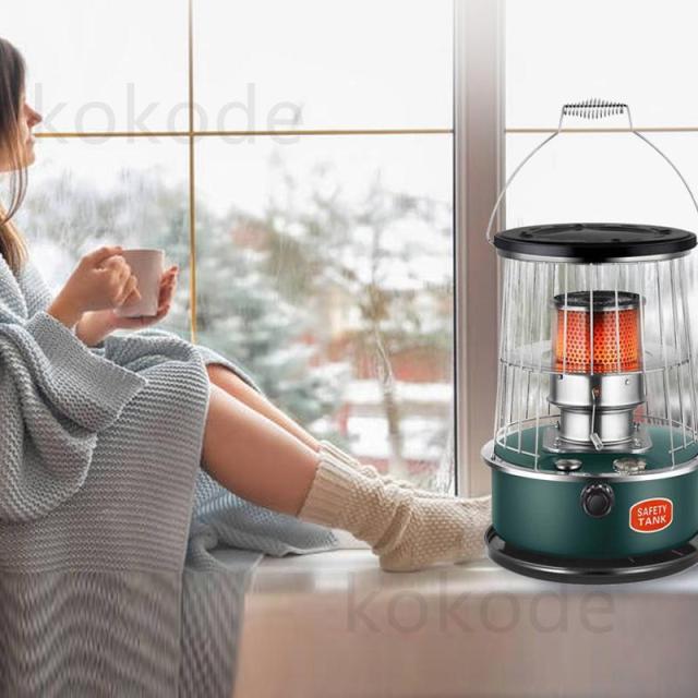 石油ストーブ 小型 暖房ストーブ タンク容量4.5L/6L 多機能 火力調節