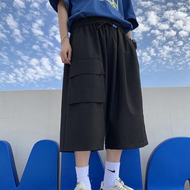 7分丈パンツ メンズ 接触冷感パンツ カーゴパンツ七分丈 ワイドパンツ 夏 ひんやり ハーフパンツ ひざ下 おしゃれ ゆったり ワークパンツ 作業着 通学 n2 7分丈パンツ メンズ 接触冷感パンツ カーゴパンツ七分丈 ワイドパンツ