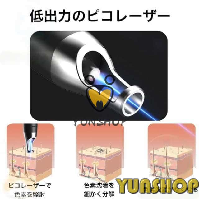 2025 レーザーペン ピコレーザー 美顔器 シミ取り 青色レーザー 赤色