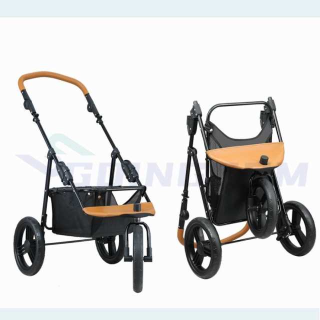 ペットカート 取り外し能 折りたたみ ペットバギー 分離型 3輪 バギー 軽量 前輪360° 安全装置付 ドッグカート キャリー 小型犬 中型犬 介護用 飛び出し防止 分離式 ペットカート 4輪360°回転 折りたたみ 犬用ベビーカー猫犬兼用