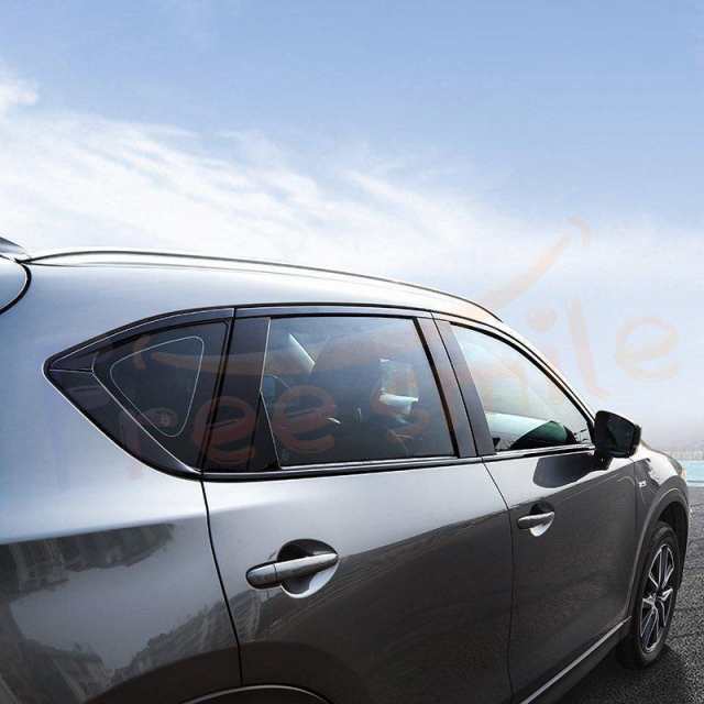 マツダ CX-5 2代目 ウィンドウモールパネル ドアモール 最新 ウィンドウ パネル カスタム パーツ ドレスアップ アクセサリー 車 ピアノブラック 傷防止 マツダ CX-5 2代目 ウィンドウモールパネル ドアモール 新 ウィンドウ