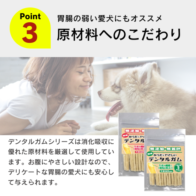 からだにやさしいデンタルガム SS(22本×60袋セット) S(16本×60袋セット) 犬のおやつ 犬用おやつ ドッグフード ジャーキー 骨 ガム 天然牛皮 超小型犬 小型犬 中型犬 大型犬 大容量 お徳用 まとめ売り 多頭飼い 無添加 無着色_7