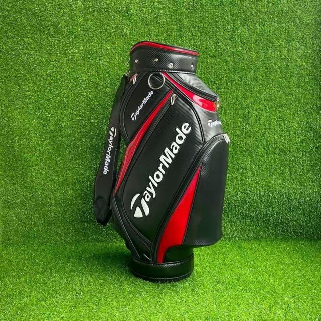 テーラーメイド　キャディバッグ　ゴルフバッグ　軽量　ブラック　レッド　スタンド TaylorMade テーラーメイド ゴルフバッグ スタンド キャディ