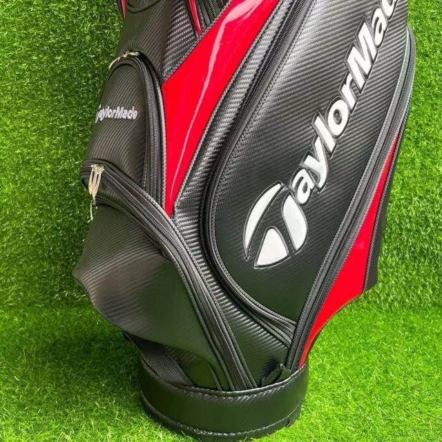 テーラーメイド　キャディバッグ　ゴルフバッグ　軽量　ブラック　レッド　スタンド TaylorMade テーラーメイド ゴルフバッグ スタンド キャディ
