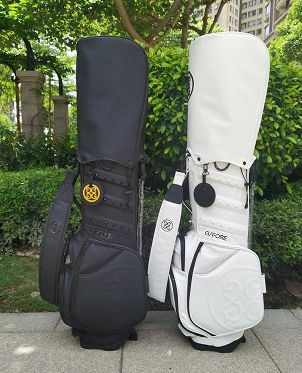 ゴルフバッグ キャディバッグ スポーツゴルフバッグ G/FORE PUレザー 防水 耐摩耗性 スタンドゴルフバッグ 安定感抜群 撥水性 メンズ レディース