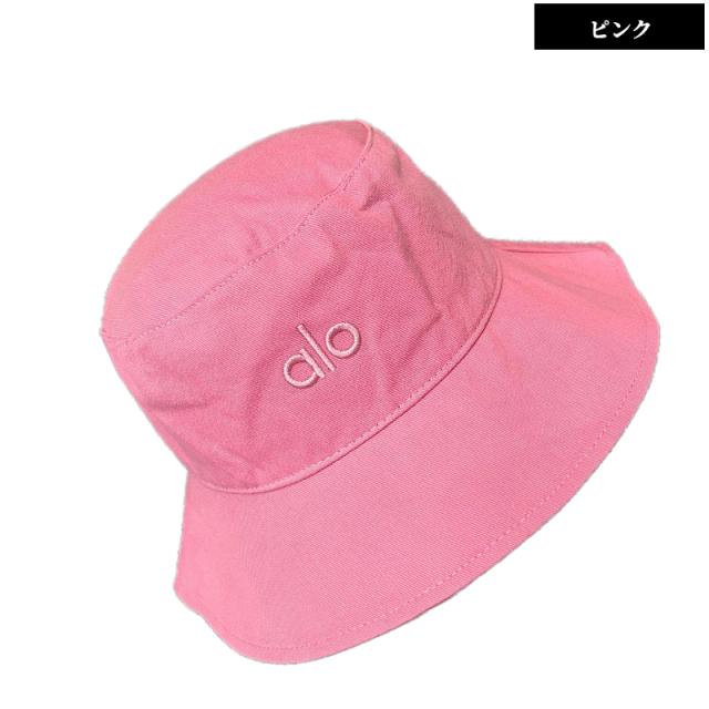 Alo Yoga バケットハット ユニセックス ロゴハット 帽子 メンズ