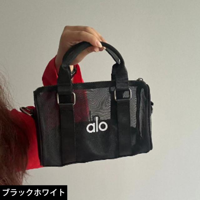 alo Yoga アイコニックショッパートート バッグ ダイダイ キャンバス