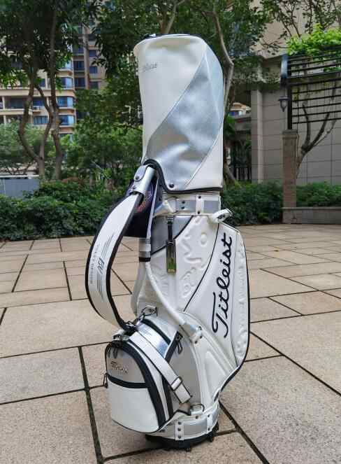 Titleist タイトリスト　キャディバッグ ホワイト/ブラック Titleist タイトリスト キャディバッグ ゴルフ用バッグ ゴルフバッグ