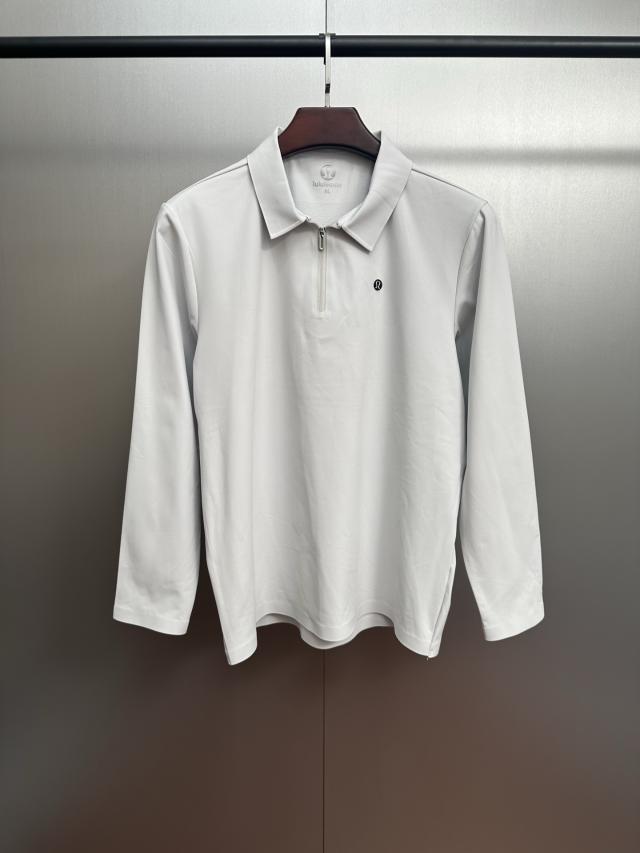 Lululemon ルルレモン 秋冬新作 リバーシブルカラー カジュアルジッパーポロシャツ