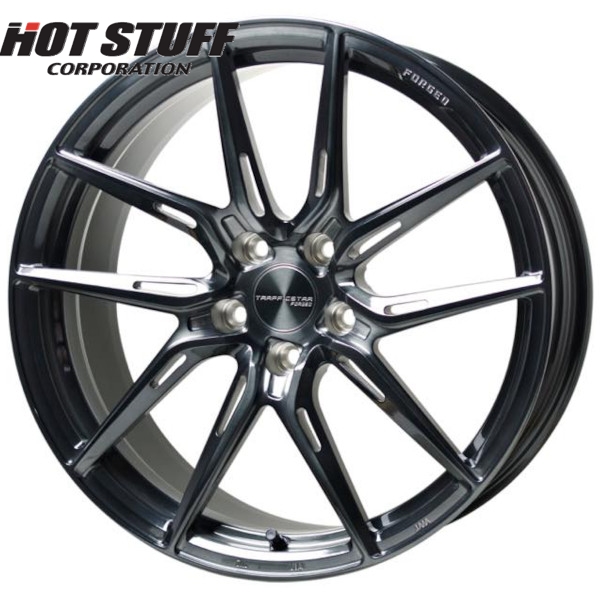 ホイールのみ1本 HOT STUFF TRAFFICSTAR FORGED TSF-02 (BRSC