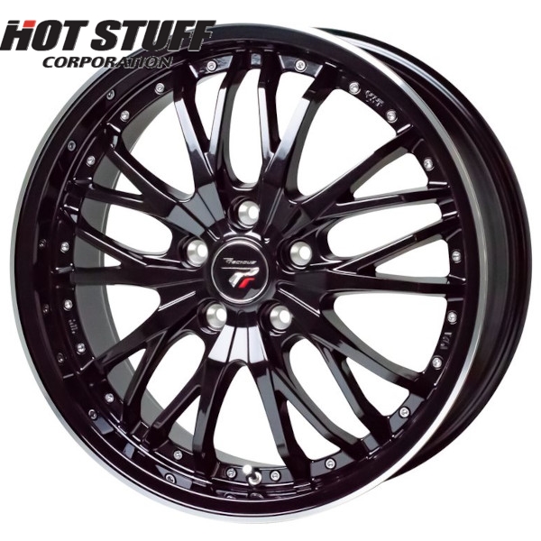ホイール4本セット HOT STUFF Precious HM-3 (MB/リムP) 17インチ 7.0J PCD100/5H インセット：48 プレシャス HM-3