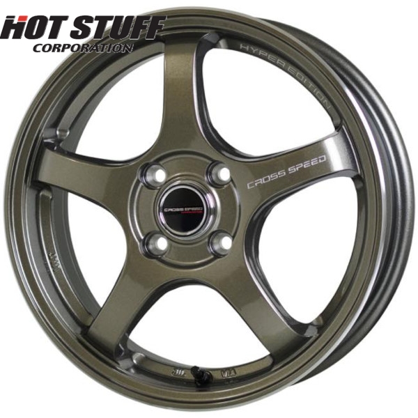 ホイール4本セット HOT STUFF CROSS SPEED HYPER EDITION CR5 (BRM) 15