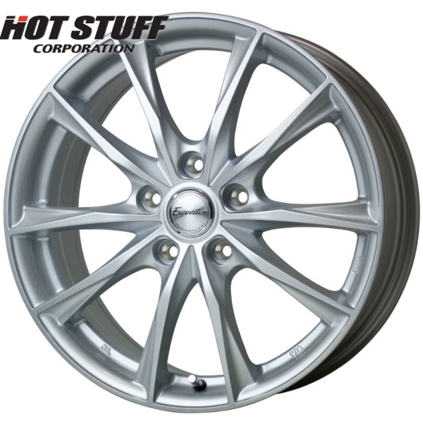 ホイール4本セット HOT STUFF Exceeder E06 (MS) 15インチ 6.0J PCD114.3/5H インセット：53 エクシーダー E06