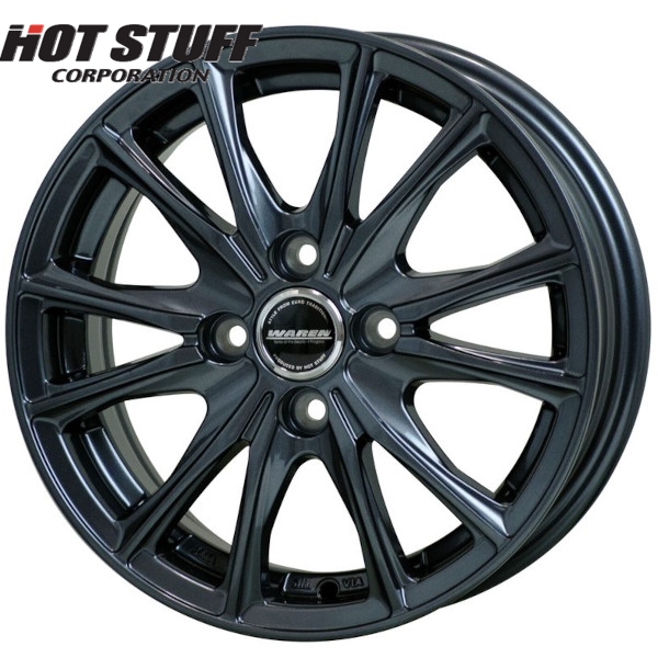 ホイール4本セット HOT STUFF WAREN W05 (GM) 15インチ 6.0J PCD100/4H インセット：45 ヴァーレン W05