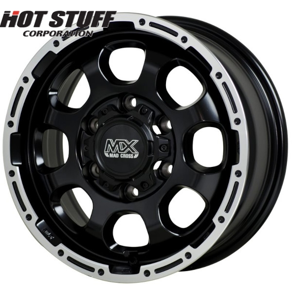 ホイール4本セット HOT STUFF MAD CROSS GRACE (GB/P) 15インチ 6.0J PCD139.7/6H インセット：33 マッドクロス グレイス