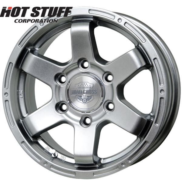 ホイールのみ1本 HOT STUFF MAD CROSS MC76 (DS) 15インチ 6.0J PCD139.7/6H インセット：33 マッドクロス MC76