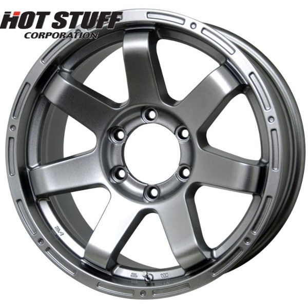 ホイールのみ1本 HOT STUFF MAD CROSS MC76 (DS) 17インチ 7.5J PCD139.7/6H インセット：28 マッドクロス MC76
