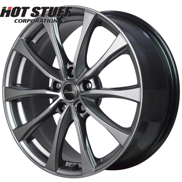 ホイール4本セット HOT STUFF Exceeder E07 (DS) 18インチ 7.0J PCD:114.3/5H インセット:48 エクシーダー E07