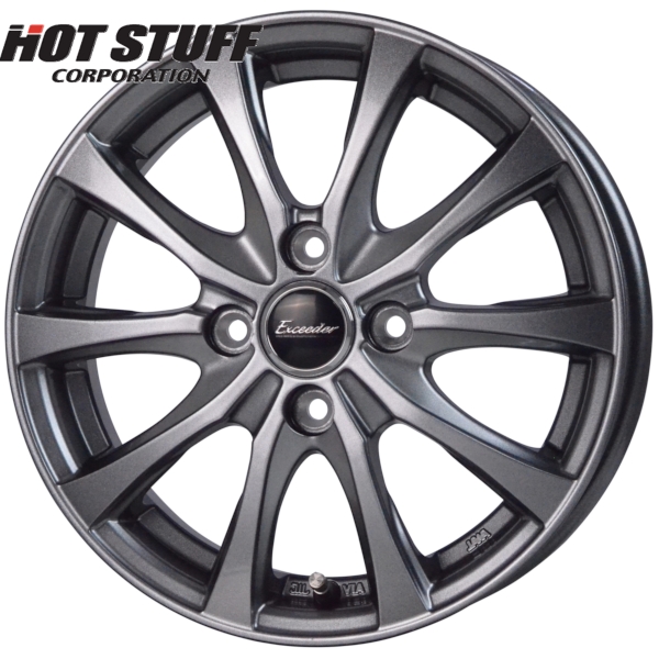 ホイール4本セット HOT STUFF Exceeder E07 (DS) 15インチ 5.5J ホイール4本セット HOT STUFF Exceeder E07 (DS) 15インチ 5.5J