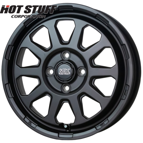 ホイール4本セット HOT STUFF MAD CROSS RANGER (MTBK) 14インチ